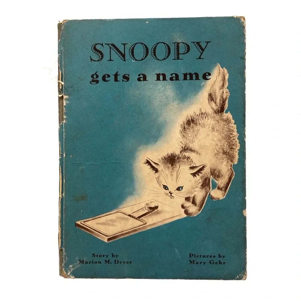 Vintage‎ 1950s Snoopy Gets a Name by Marion M. Dryer – Illustrated by Mary Gehr